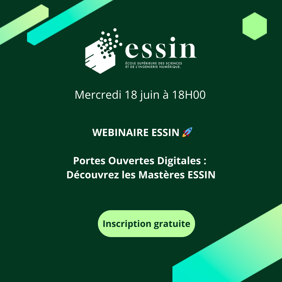 Participez à la prochaine portes ouvertes digitales ESSIN