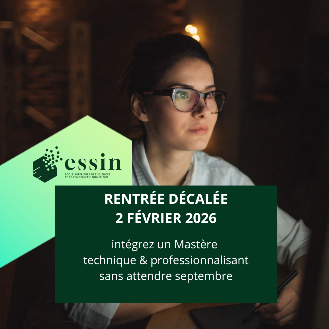 Rentrée décalée ESSIN - Choisissez un mastère spécialisé métier en alternance pour une insertion professionnelle réussie.